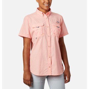 Columbia PFG Bahama Short Sleeve, Camisa Rosas Para Mujer | 862493-GVT